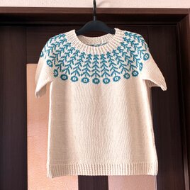 お花のニット(送料込み)