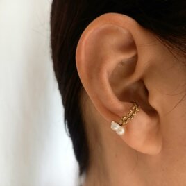 Utoka  ☆  brass  蔓と双子ちゃん  イヤーカフ  c