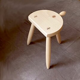 ミニスツール　＜ビーチ＞　