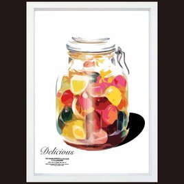 アートキャンディ　送料無料 　イイネたのしいポスター　イラスト　ポスター　アートポスター　アート/sei検索新着順　4065