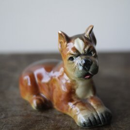 GOEBEL ボクサー犬　ゲーベル　フィギュリン　ドイツヴィンテージ