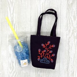 カフェバッグ  粒花花瓶