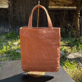 復刻版 柿渋染め帆布手提げ26011