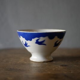 ツバメのカフェオレボウル　フランスアンティーク　アンティークのある暮らし　