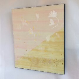 壁飾り　からかみ木蓮