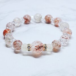 ✦数量限定✦変わりたいのに動けないときに◎天然石ブレスレット｜スーパーセブン・リビアングラス No.866