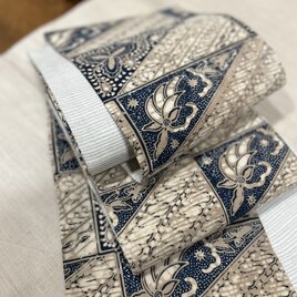 唯屋オリジナルインドネシアバティック半幅帯
