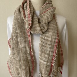 リネンのたっぷりストール