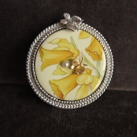 ＳＶ Button  Brooch Butterfly