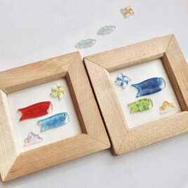 小さな鯉のぼり・額入り