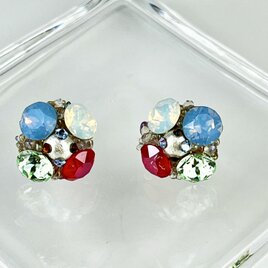 ビジュースプリングフラワーピアス