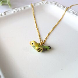 セキセイインコ・ノーマルグリーンのネックレスのコピーのコピー