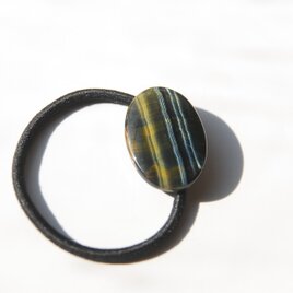 マルチタイガーアイのヘアゴム　