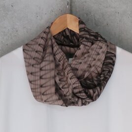 絹のスヌード　着物リメイク