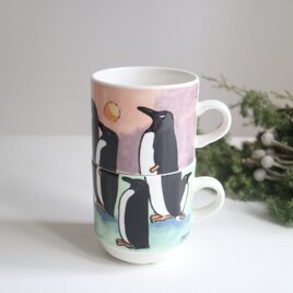 ARABIA  / Helja /Kuppileikki Pingviinit マグ No.6441