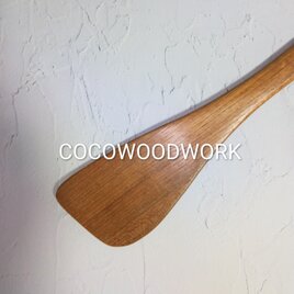 21102木べら(チーク材)