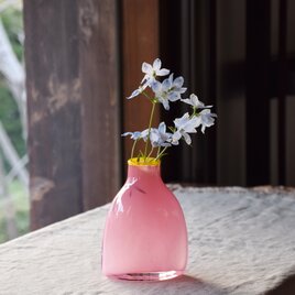 konoha花瓶すぼみくち～ピンク×イエロー～