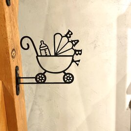 『ベビーカーベビーサイン』_ベビールームサイン_067