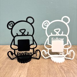 『テディベア_SNS QRコードスタンド-』_027