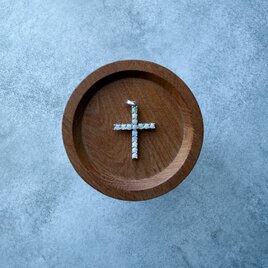 304 ヴィンテージ 星のオパール – シルバークロスペンダント