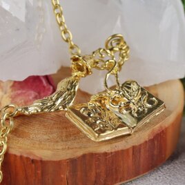 召喚の魔導書ペンダント 真鍮 brass