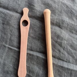 紡ぎ独楽・toi toi toi(ウォルナット＆ハードメープル)