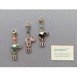 サーカス象さんのミニチャーム（3col)