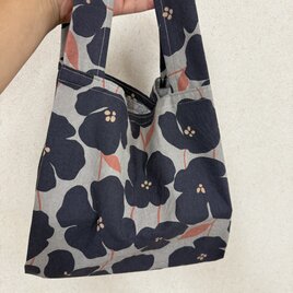 コンビニサイズエコバッグ　北欧風花柄