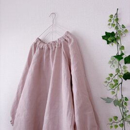 リネンゴムギャザーブラウス