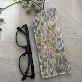 ＊ハンドメイドミナペルホネンメガネケースジェリービーンズミニ普通タイプ