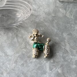 SC157-【 GERRY'S 】ジェリーズ・ヴィンテージブローチ U.S.A. Gold Tone Poodle