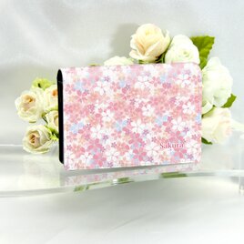 名刺ケース・名刺入れ【桜・花明かり】（名入れ可）