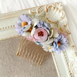 染め花のミニコーム(ペールカラー)