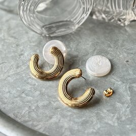 PA500-【 AVON 】エイボン・ヴィンテージピアス 1980's Removable Disc Plate