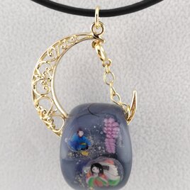 帯留めネックレス　源氏物語