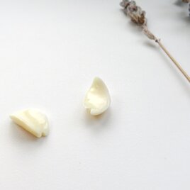 散り桜 ⋮ Makkoh paired pieces ⋮ 02 ivory