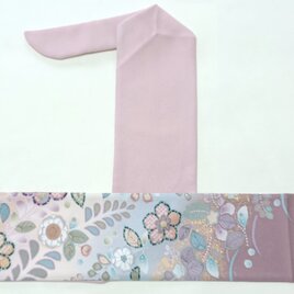 弓巻き　ピンク　辻が花　訪問着　