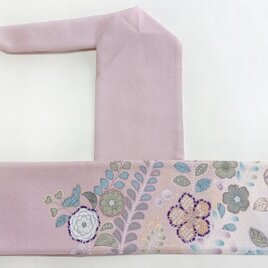 弓巻き　ピンク　辻が花　訪問着2