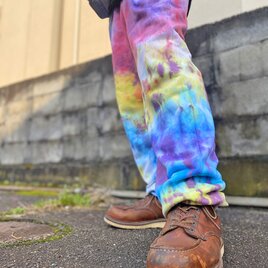 タイダイ スウェットパンツ XLサイズ カラフル 絞り染め HD25-61