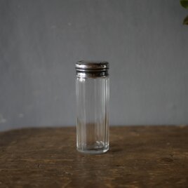 純銀製　ガラスボトル③　スターリングシルバー　アンティークボトル　アンティークのある暮らし