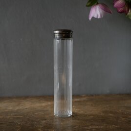 純銀製　ガラスボトル②　スターリングシルバー　アンティークボトル　アンティークのある暮らし