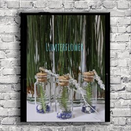 〈還り星のシダ守り〉— シダ × 淡水パール × ラピスラズリ迷った心を、元いた世界へそっと還す小瓶のお守り