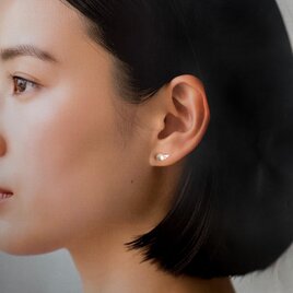 選べる一点もの　sv925ミニアコヤベビーケシパール真珠スタッドピアス ナチュラルカラー
