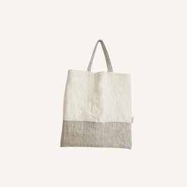 天日干しリネンと麻の手提げbag