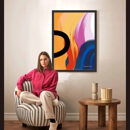 Modernyアート　送料無料 　イイネたのしいポスター　イラスト　ポスター　アートポスター　アート/sei検索新着順　3305