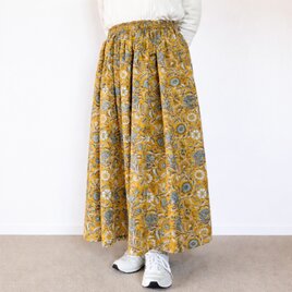 やわらかインド綿ギャザースカート3