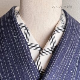 綿の半衿 五線格子