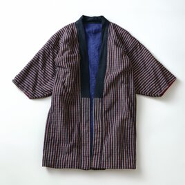 希少 格子模様 野良着 昭和中期頃 木綿 古布 ジャパンヴィンテージ｜ハンドメイド・リメイク素材