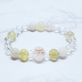 ✦一点限定✦就職・転職・引っ越しなど新しい環境に◎天然石ブレスレット｜スーパーセブン・プレナイト No.870