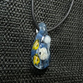 海月、オウムガイ、熱帯魚　NO.457（ガラス、とんぼ玉、海、一点物、伝統工芸）